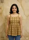 Naisha K 379 Vol 2 Cotton Print Casual Wear Slevee Less Short Top Bulk Orders In India