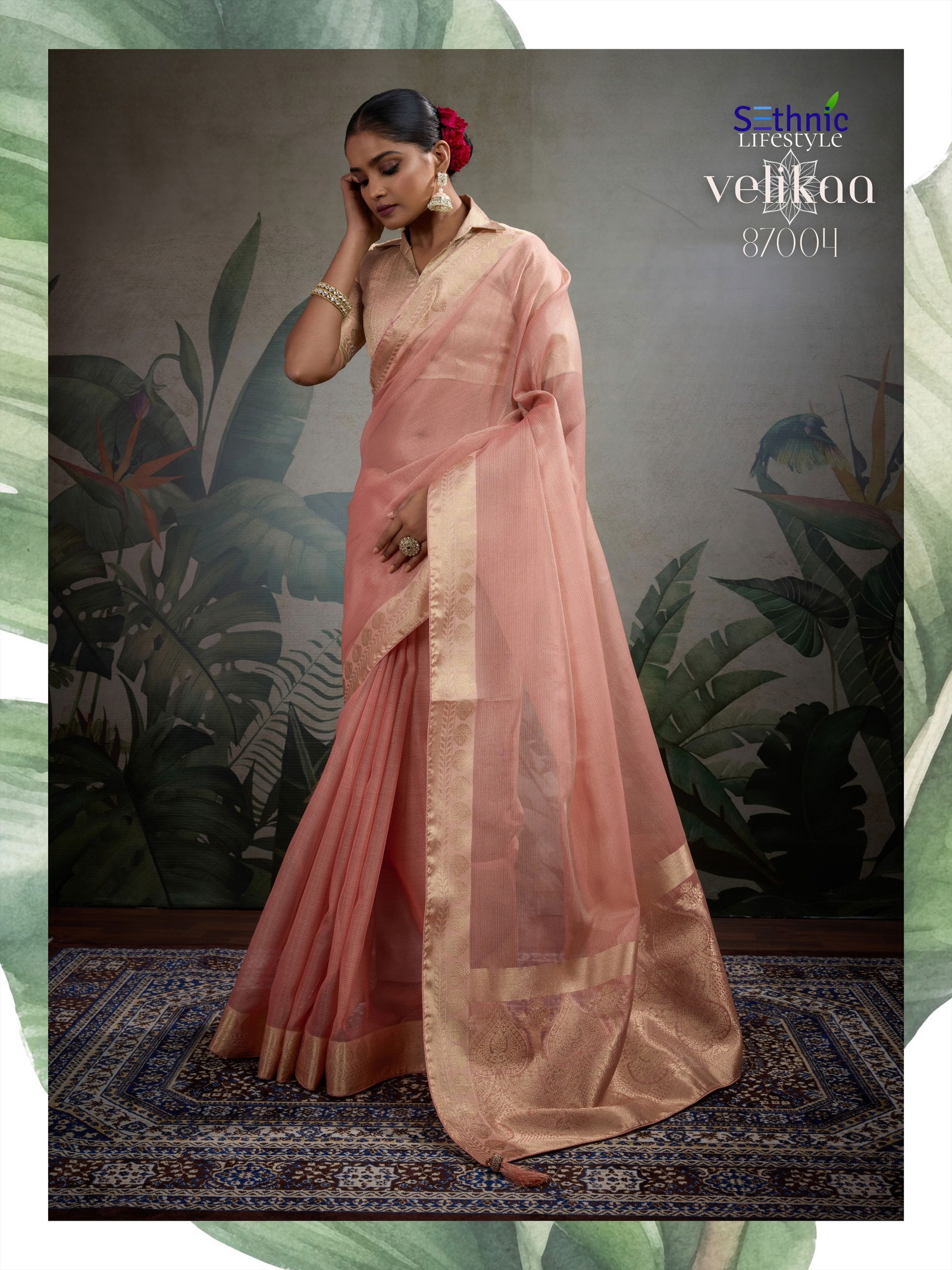 Velikaa By Sethnic Tissue Silk Wholesale Party Wear Saree Suppliers In India