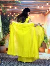 Kf 07 Kalaai Organza Tissue Indo Western