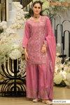 Indo Era 2607 Silk Blend Embroidery Ladies Palzzo Suits Wholesale Market In Surat