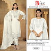 Bilqis B 199 Cotton Slub Embroidery Pakistani Readymade Suits Exporters In India