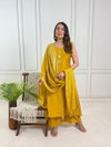Naisha K 260 Vertican Mirror Worked Kurti With Bottom Dupatta Wholesalers In Delhi