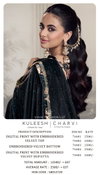 Charvi By Vinay Kuleesh Velvet Embroidery Salwar Kameez Orders In India