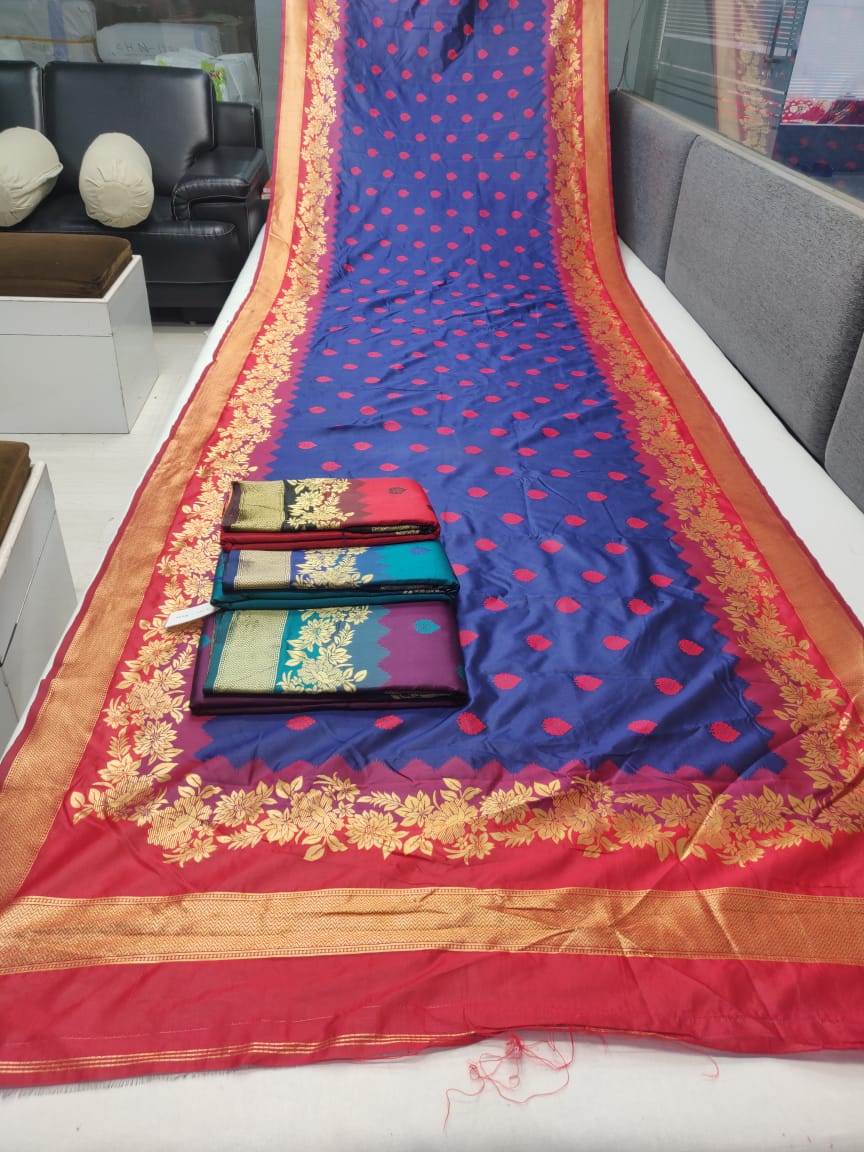 Sargam 8333 Latest Festival Wear Handloom Cotton Silk Designer Saree Collection 