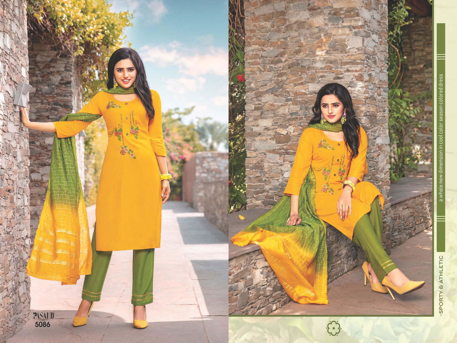 PASAND Fancy Latest Designer Heavy Festive Wear Rayon Hand Work With Fancy Dupatta Salwar Suit Collection