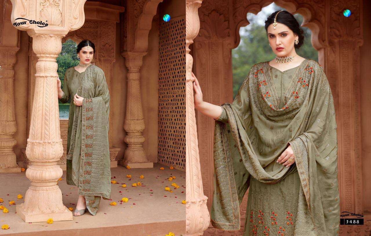 Your Choice Magnet Latest Heavy Festive Wear Dress Material Collection 