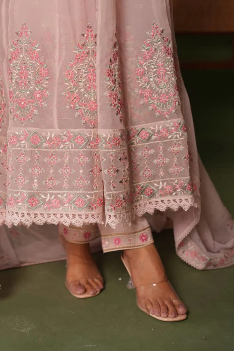 Tanyaa P 118 Designer Organza Anarkali Style Kurta Sets Wholesale Clothing Suppliers In India