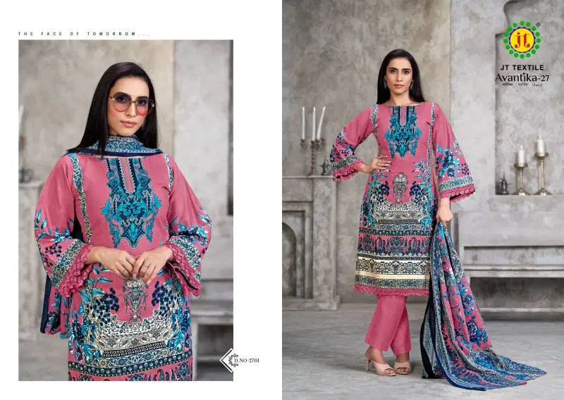 Jt Avantika Vol 27 Cotton Printed Dress Material Wholesale Shop In Surat
