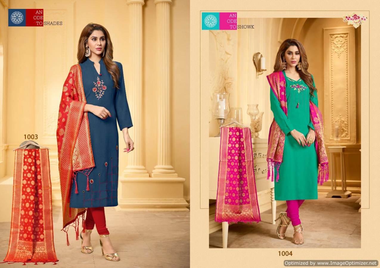 Avc Kanchipuram Stall Latest Designer Festive Wear Cotton Dress Material With Banarasi Jacquard Dupatta