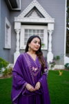 Naisha K 597 Roman Silk With Wotk Top With Bottom Dupatta Wholesale In India