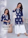 Victoria 18 By Blue Hills Rayon Wholesale Kurti With Plazzo Suppliers In Mumbai