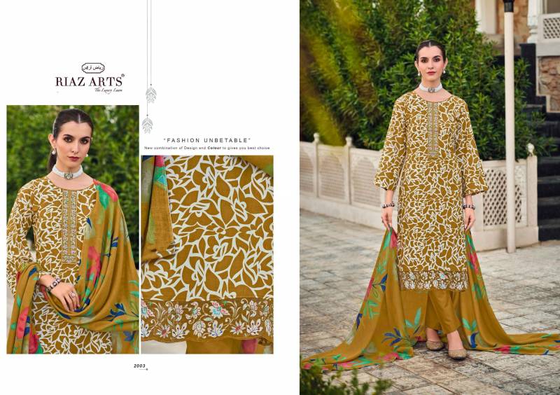 Riaz Arts Summer Star Lawn Digital Printed Dress Material Bulk Orders In India