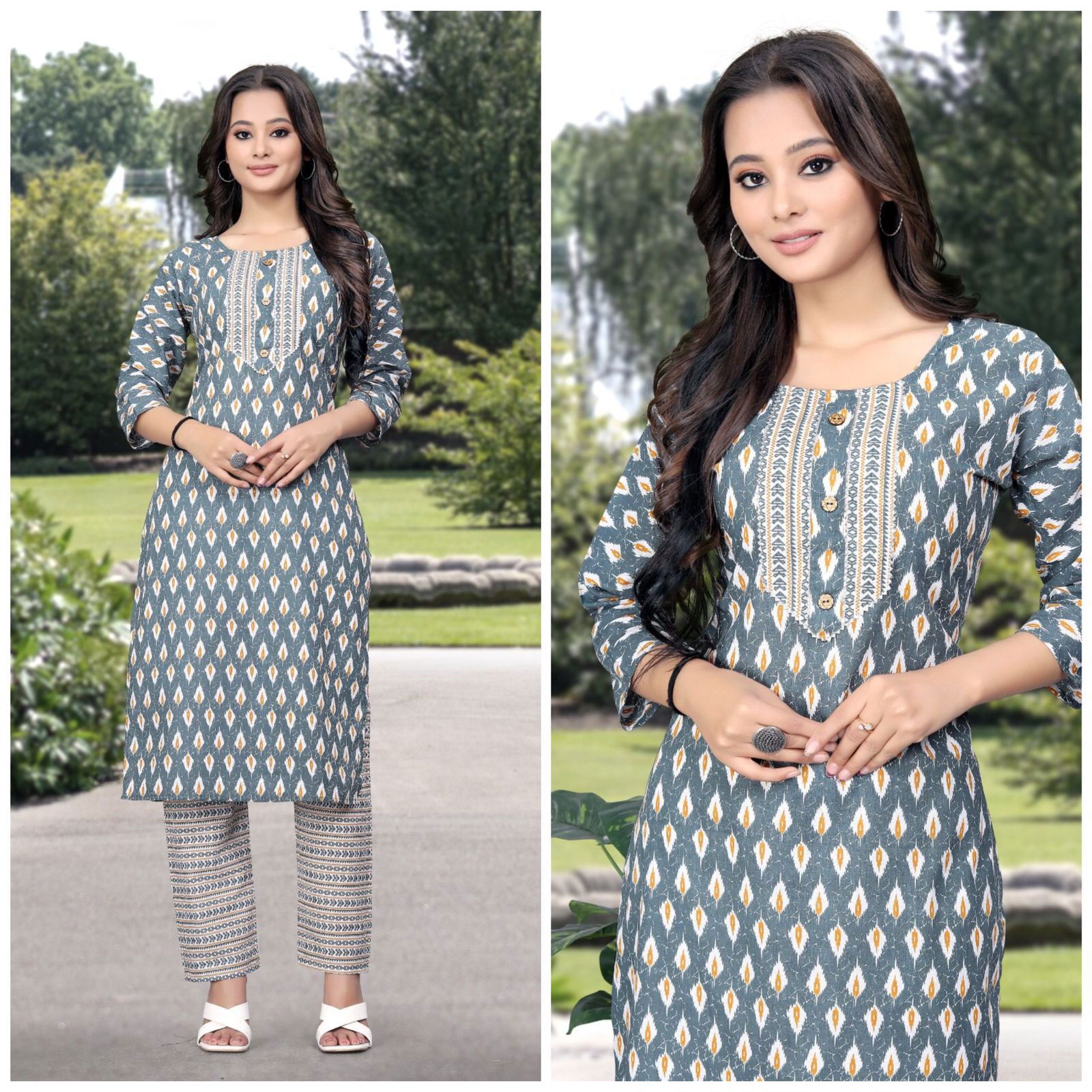 Jaipoor Kurti Cotton Wholesale Kurti with Bottom Manufacturers 