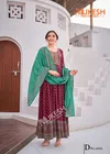 Rang Leela By Banwery Rayon Embroidery Gown With Dupatta Exporterts In India
