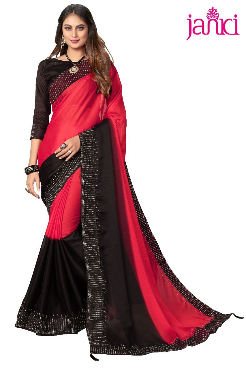 Janki Rangoli Vol 1 designer party Wear Collection Of Latest Design Bordered Pure Silk Saree  