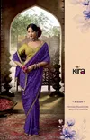 Kashvi by Kira Viscose Crepe Based With Hand Dying Saree Wholesale Distributors In India