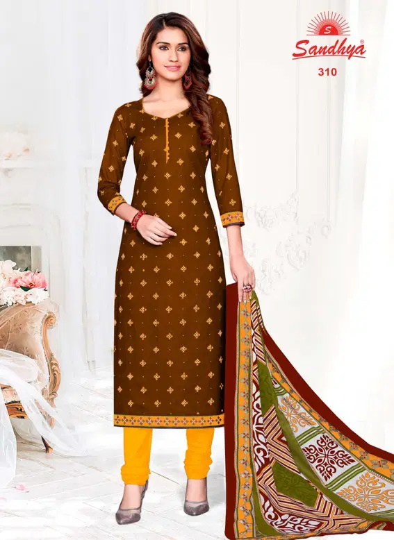 Ganpati Sandhya Punjab Express 3 Cotton Printed Dress Materials Collection

