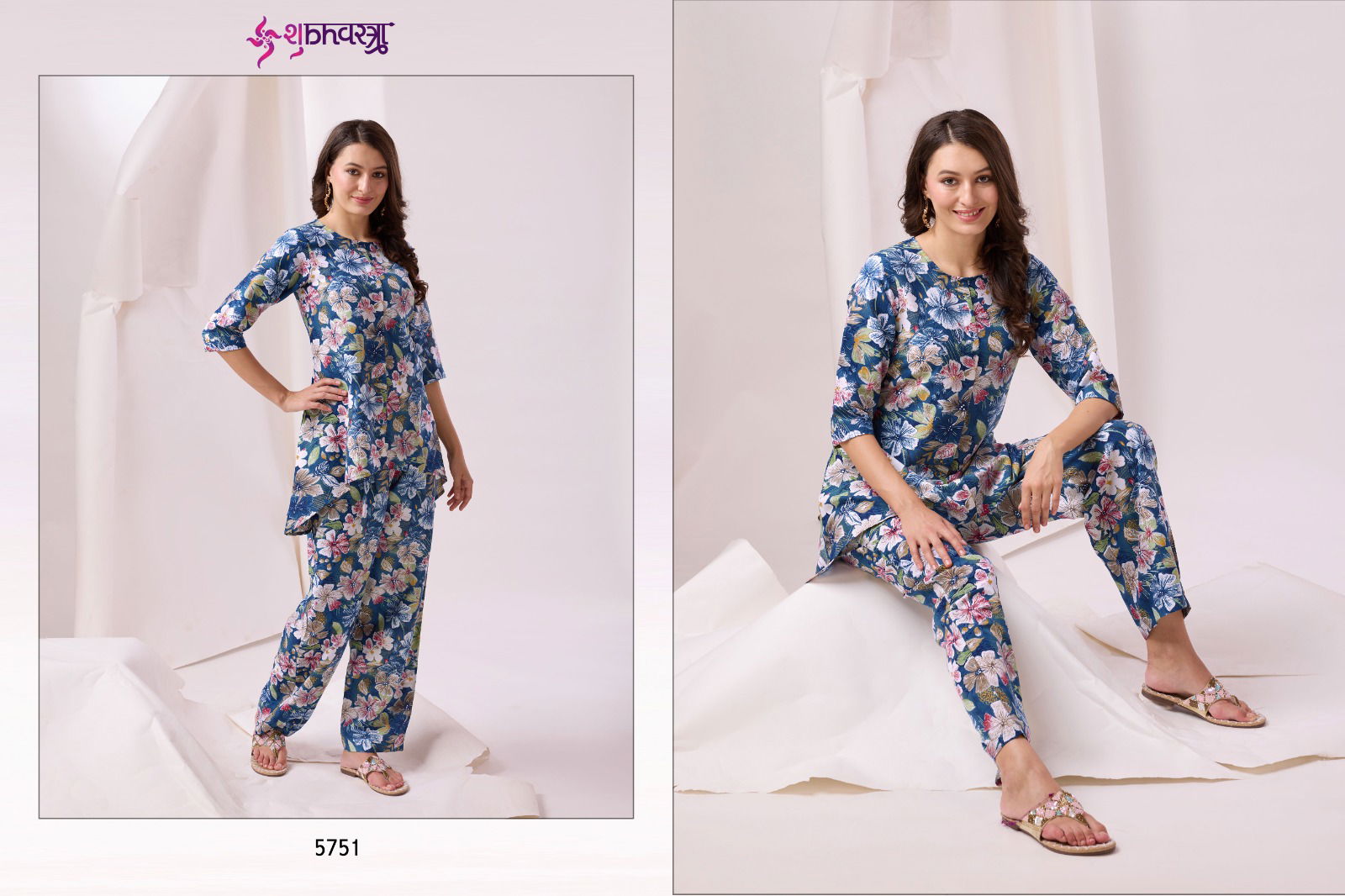 Femella Vol 15 By Shubhvastra 5751 To 5754 Cord Set Surat Wholesale Market 