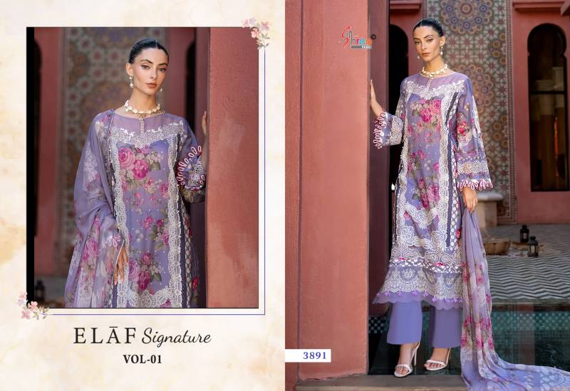 Shree Elaf Signature Vol 1 Chiffon Dupatta Pakistani Salwar Kameez Bulk Orders In India
