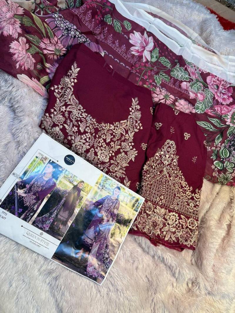 Mehboob Tex 1617 Cotton Dupatta Pakistani Salwar Suits Wholesalers In Delhi