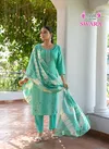 Swara Vol 3 by Mystic 9 Rayon Dobby Kurti With Bottom Dupatta Wholesalers In Surat
