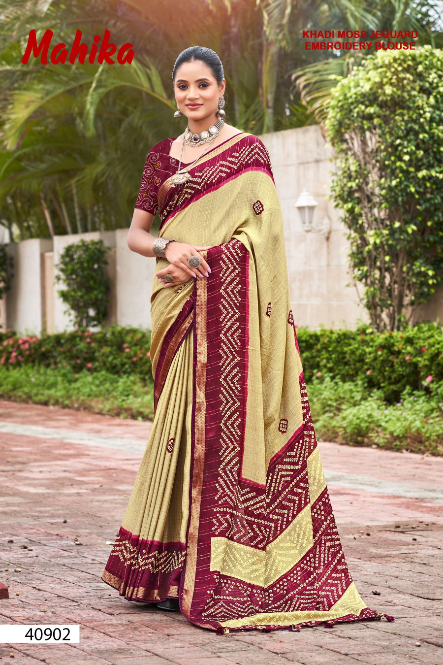 Mahika By 5D Designer Khadi Wedding Wear Sarees Wholesalers In Delhi
