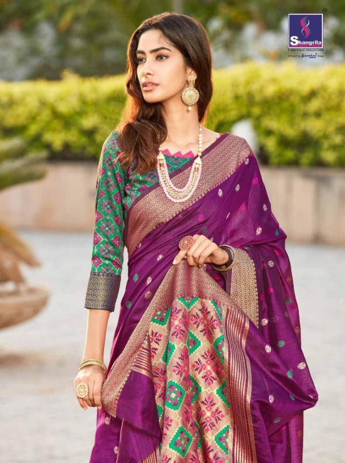 Shangrila Ramaiya Silk Designer Festive Wear Silk Saree Collection 