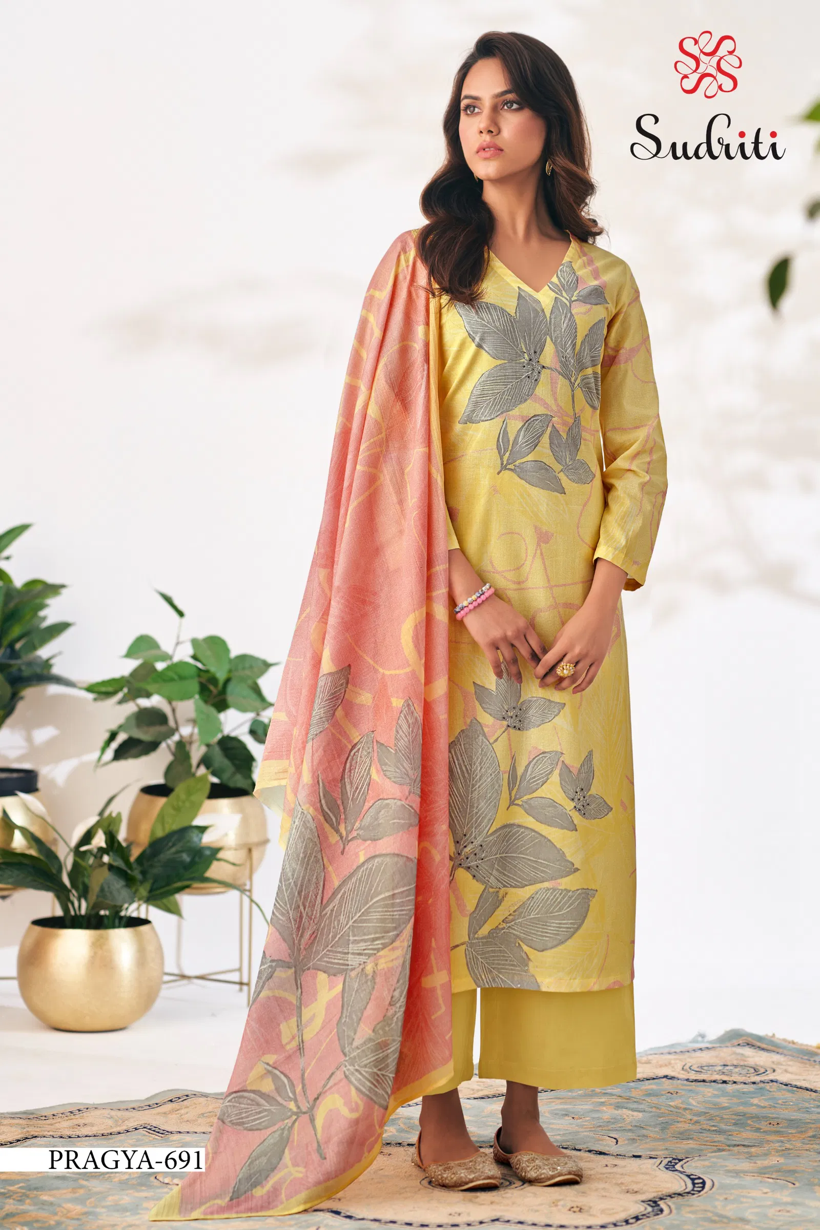 Pragya By Sudriti Pure Cotton Printed Designer Salwar Suits Wholesale Online