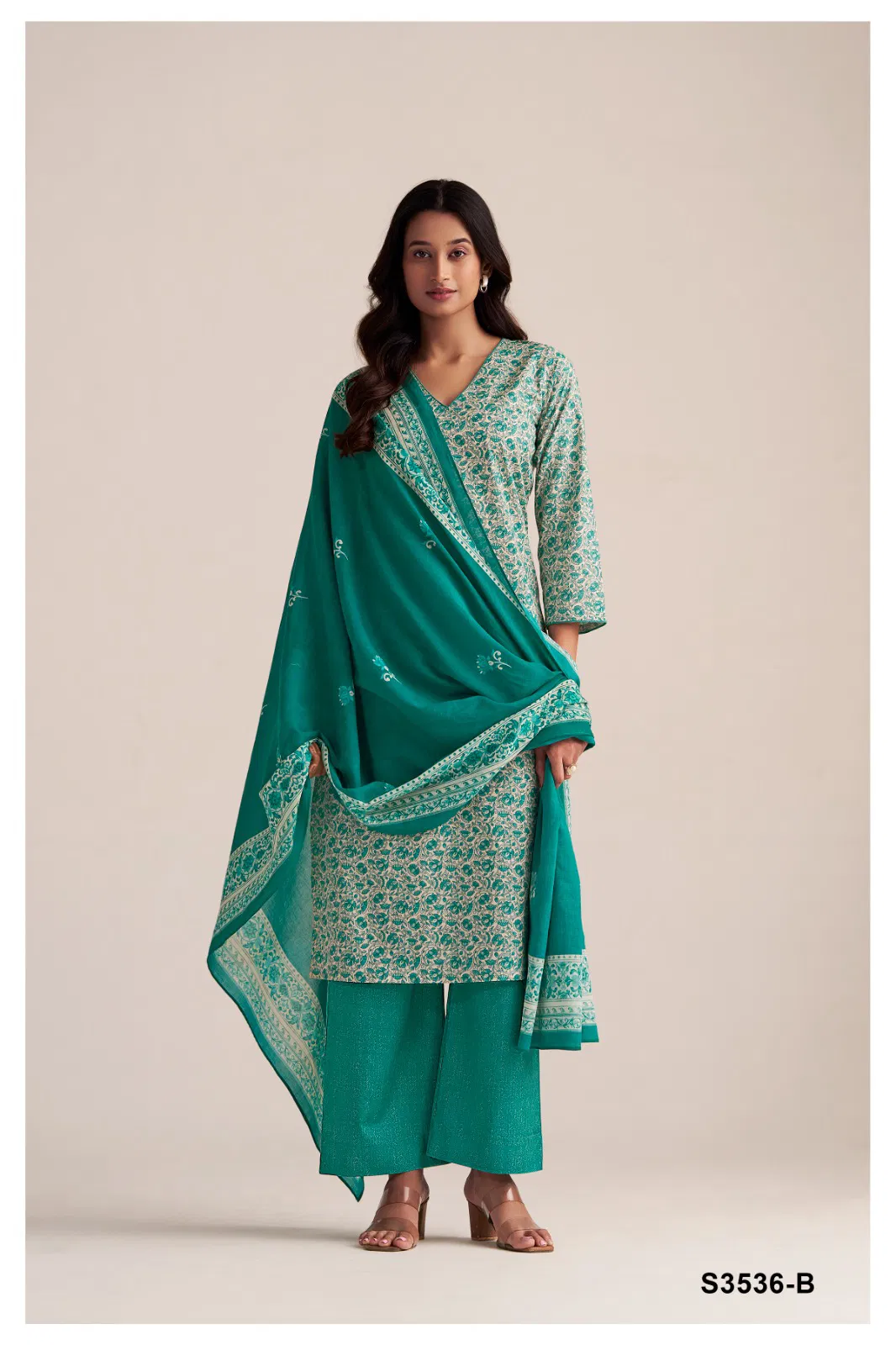 Trinity 3536 By Ganga Cotton Printed Wholesale Designer Salwar Suit In India