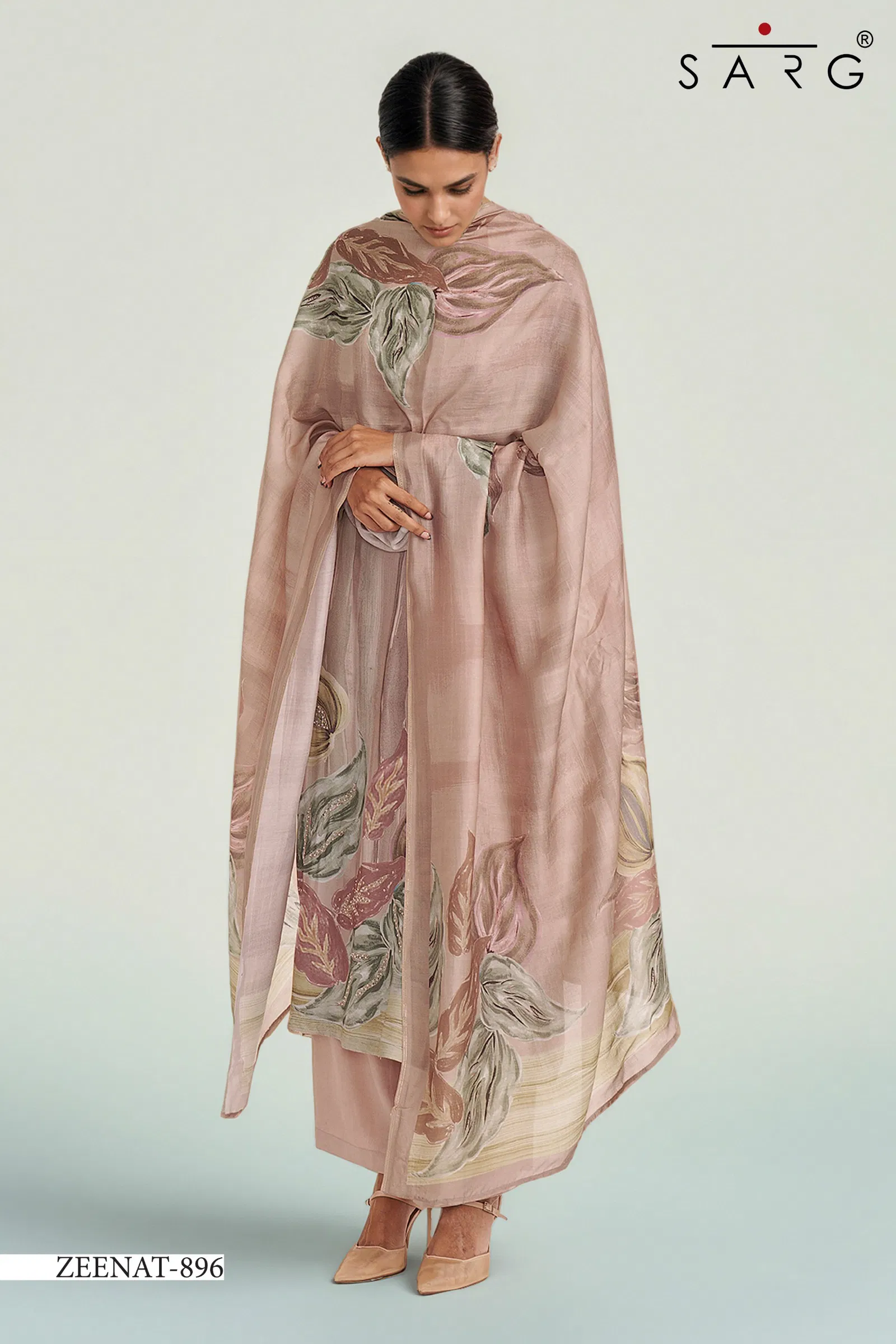 Zeenat By Sarg Lawn Cotton Printed Dress Material Suppliers In India