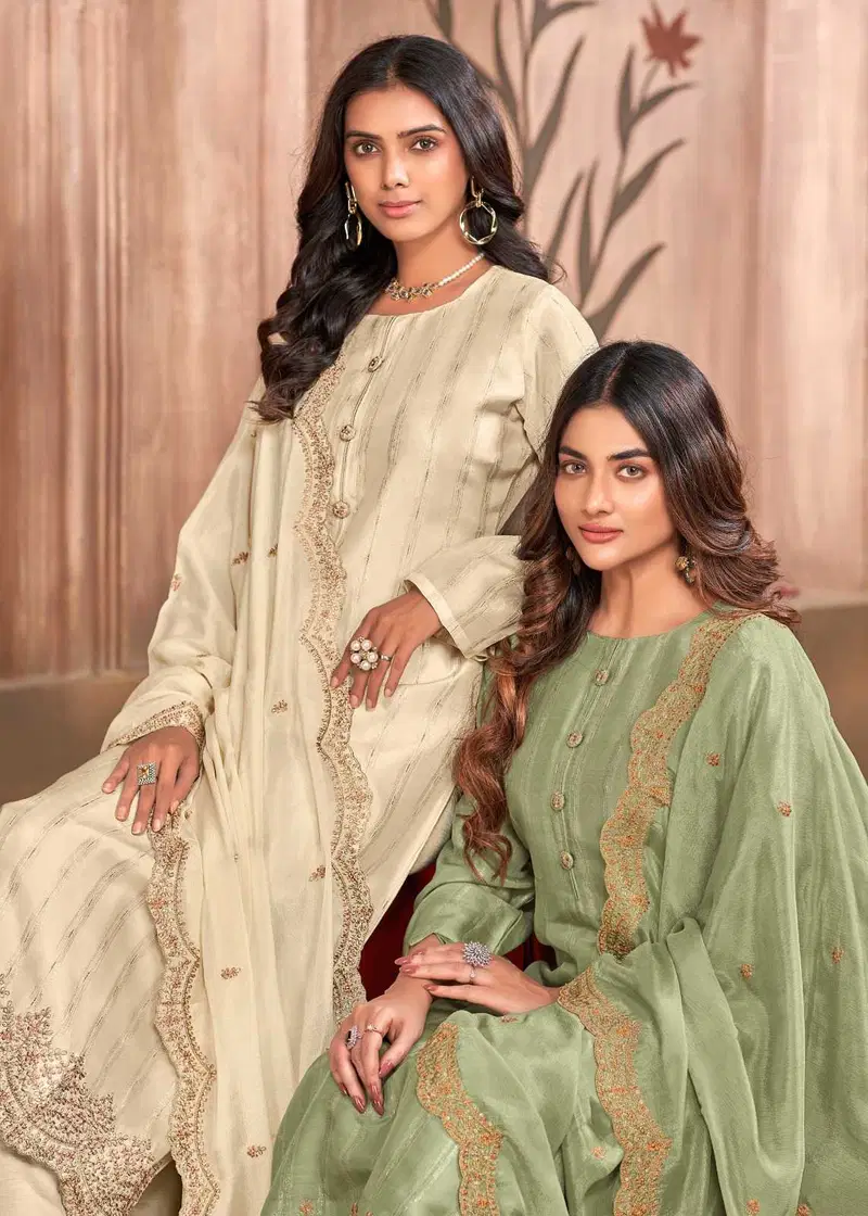 Riyaaz By Bela Silk Traditional Wear Stylish Dress Material Bulk Orders In India