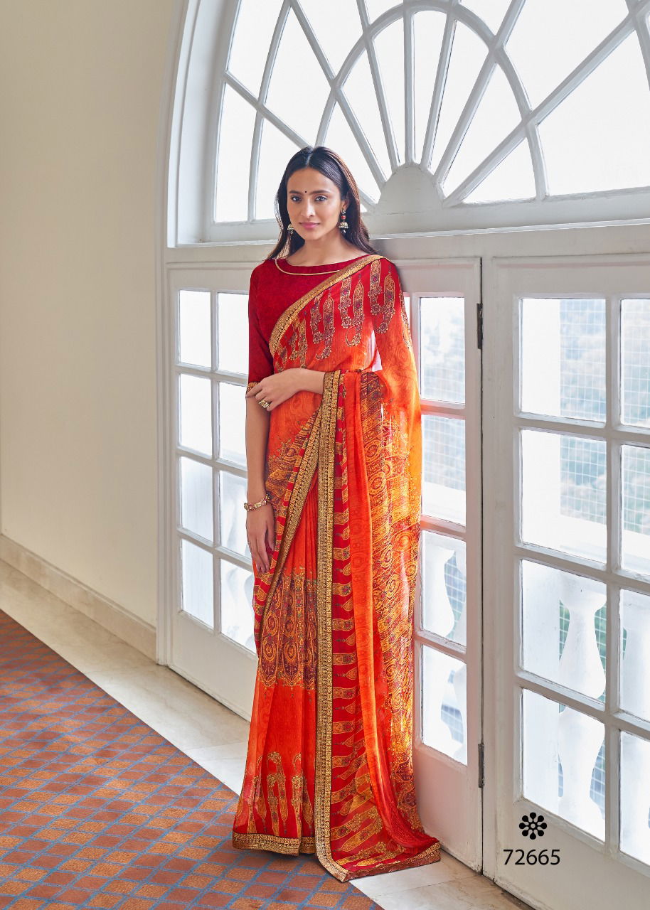 ANTRA SAVERA Latest Designer Fancy Regular Casual Wear Weightless printed saree Collection