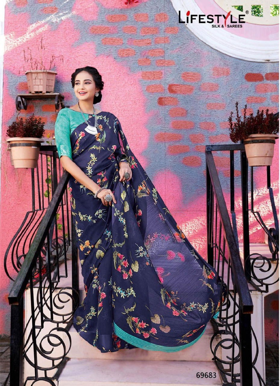 Lifestyle Pavitra Cotton 6 Latest Fancy Designer Casual Wear Cotton Saree Collection
