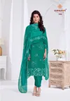 Kashya Vol 1 By Suryajyoti Pure Lawn Embroidered Border Dress Material Wholesale Suppliers In Mumbai