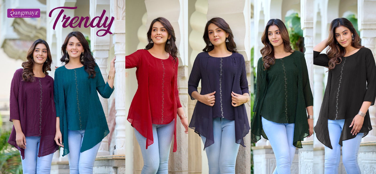 Trendy By Rangmaya Designer Ladies Top Catalog
