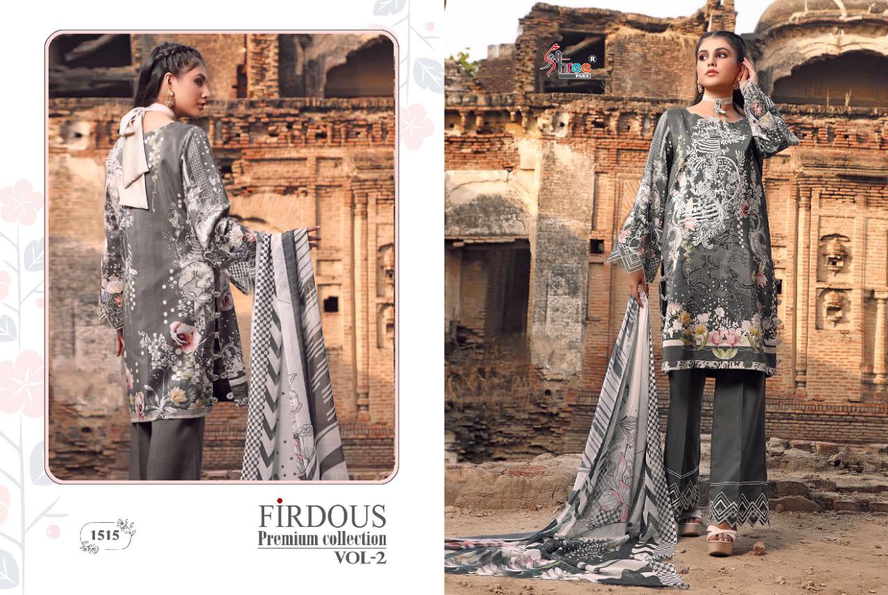Shree Firdous Premium Collection Vol 2 Latest Designer Digital Printed With Patch Embroidery Work Jam Cotton Pakistani Salwar Suits Collection