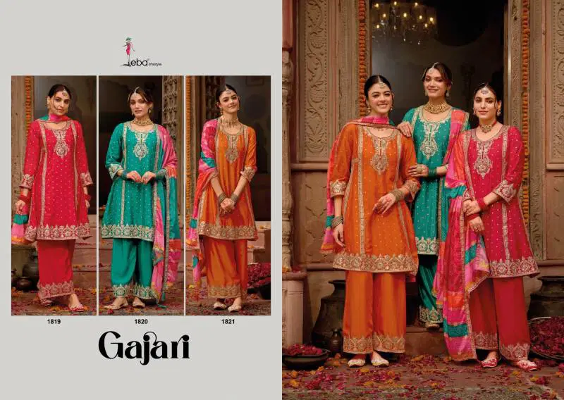 Eba Gajari Chinon Embroidered Salwar Kameez Collection