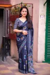 Scmd Anokhi C Casual Wear Linen Cotton Printed Saree Wholesale Market In Surat With Price