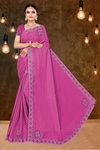 Ronisha 31 Star Georgette Saroski Worked Saree Wholesale Shop In Surat
