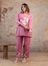 Naisha K 356 Cotton Silli Embroidered Hand Work Co Ord Set Wholesalers In Delhi