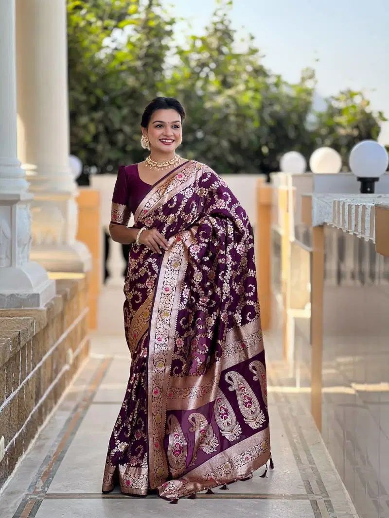Nx Banarasi 6 Festive Wear Banarasi Silk Saree Wholesalers In Delhi