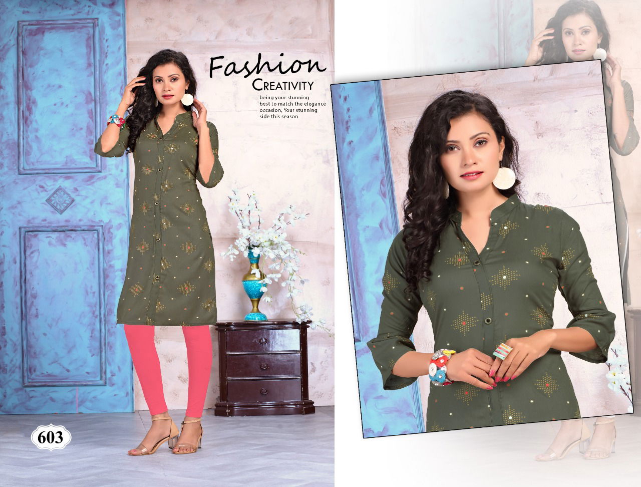 Trendy Heaven 3 Latest Fancy Designer Casual Regular Wear Rayon Printed Kurtis Collection
