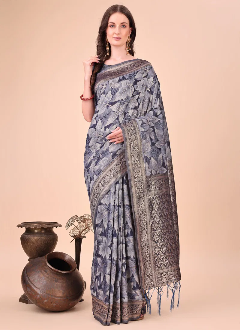 Floral Style By Astita Cotton Silk Occasion Saree Wholesalers In Delhi