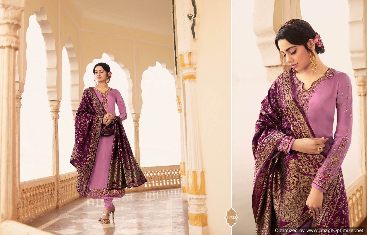 Zisa Banarasi 8 New Collection of Exclusive Georgette Designer Festival Wear Salwar Suit With Banarasi Jacquard Dupatta  