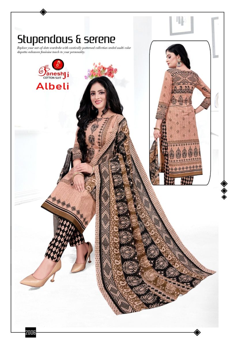 Ganeshji Albeli 2 New Latest Regular Wear Cotton Printed Dress Material Collection