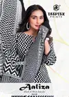 Aaliza Black And White Vol 4 By Deeptex Readymade Cotton Kurti Set