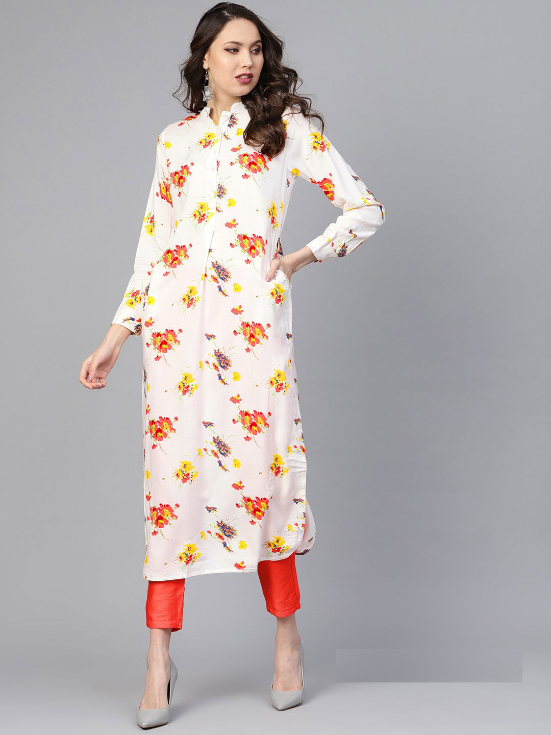 Indo Era 6 Latest Fancy Designer Regular Casual Wear Cotton Stylish Kurtis Collection
