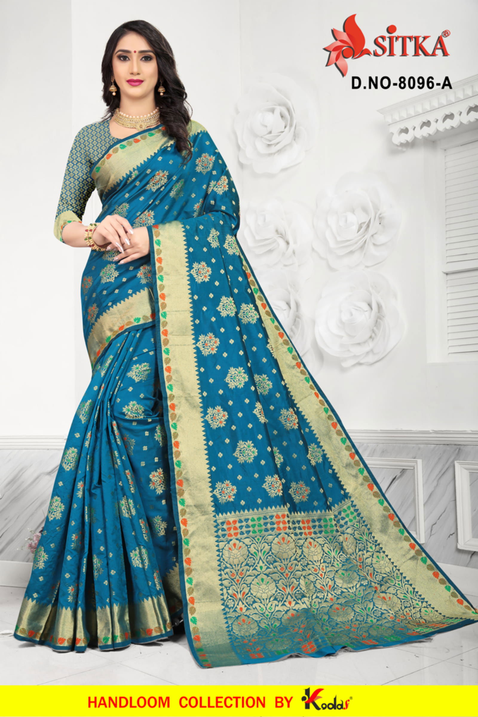 Deivamangal 8096 Heavy Designer Party Wear Saree Collection With Golden Print 