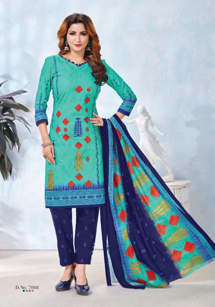 Sc Liza 7th Edition Cotton Printed Casual Daily Wear Dress Material Collection
