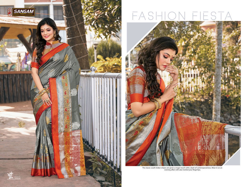 Sangam Paithani Latest Fancy Designer Heavy Silk Party Wear Saree Collection
